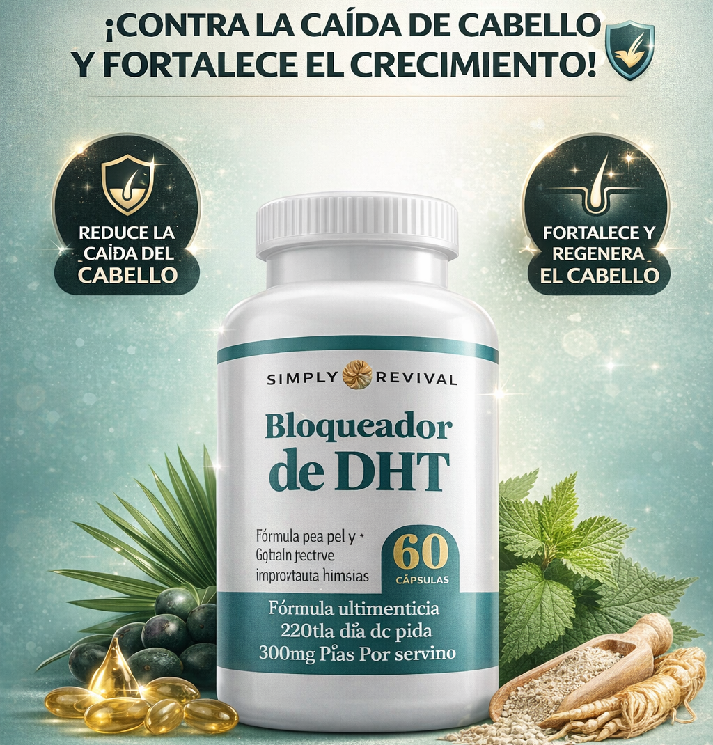 Bloqueador de DHT 💚 Adiós caída del cabello 🧔🏻‍♂️